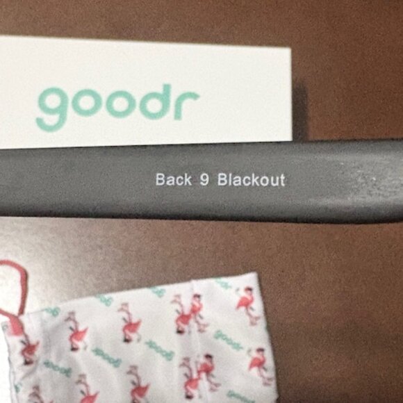 NIB Goodr x Golf Sunglasses - Back 9 Blackout